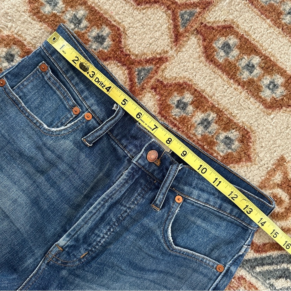 Madewell Perfect Vintage Crop Jeans - High Rise Distressed -‎ 27 - Picture 8 of 10